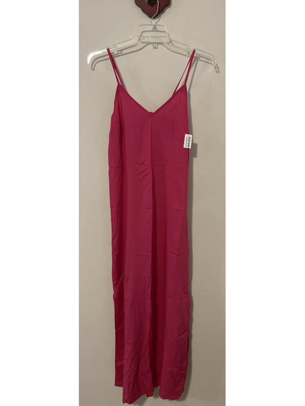 Old Navy Women’s - Size Small Tall - Pink Vneck Sleeveless Long Dress NWT! A6194